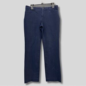 Lauren Ralph Lauren Navy Straight-Leg Women's Stretch Pants